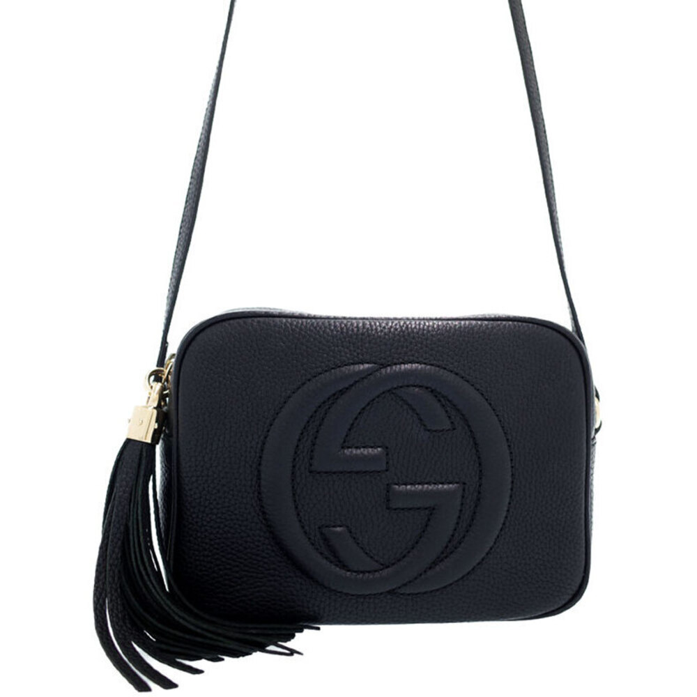 Gucci Leather SOHO Disco Fringe Bag Shoulder - Picture 2 of 9